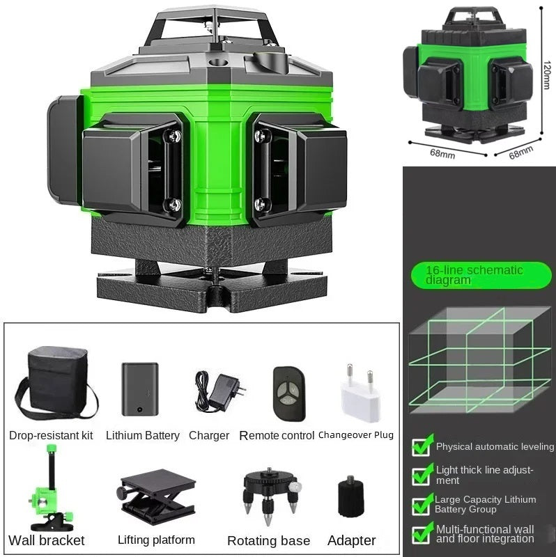 The Tool Storage™ 4D 16 Level Laser Professionale kit