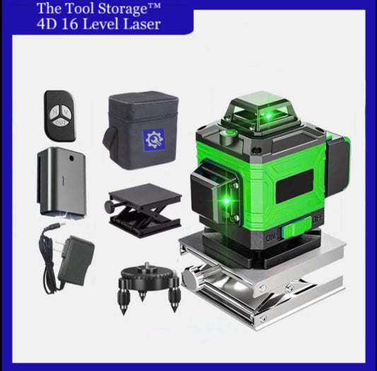 The Tool Storage™ 4D 16 Level Laser Professionale kit