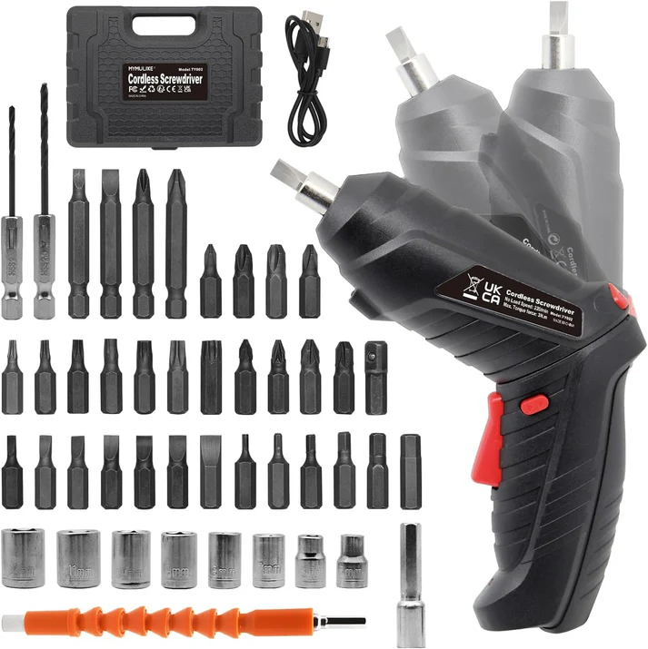 The Tool Storage™ Cordless Electric Screwdriver 3.6V Rechargeable