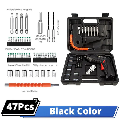 The Tool Storage™ Cordless Electric Screwdriver 3.6V Rechargeable